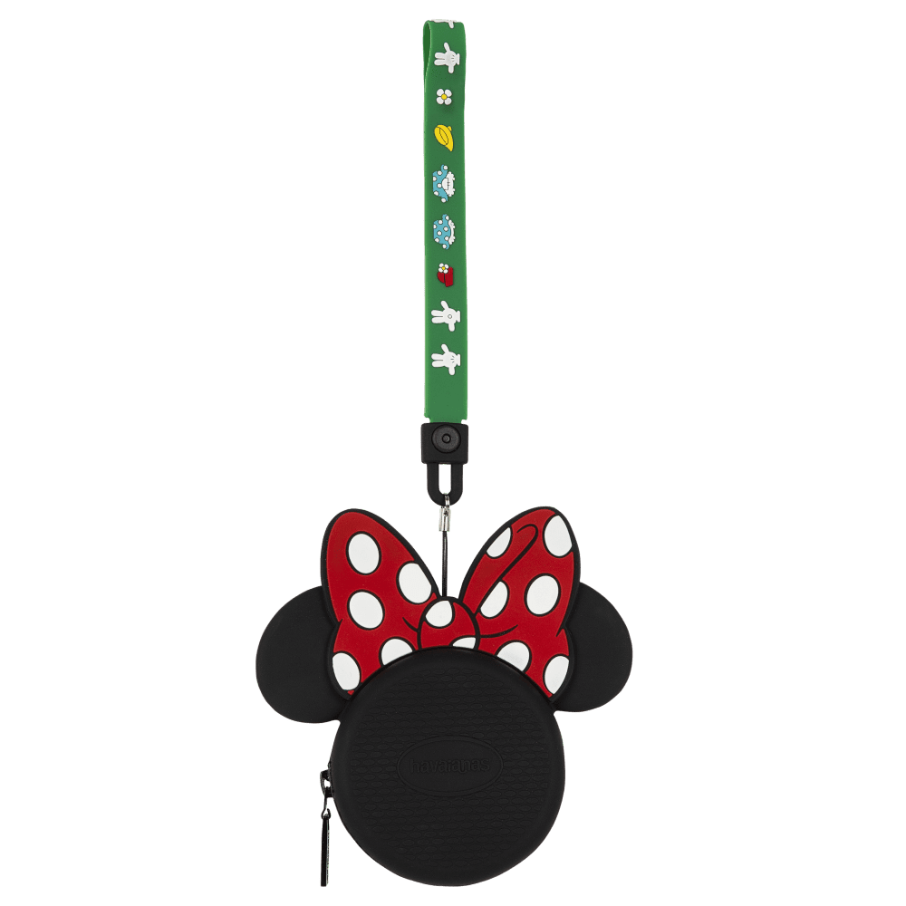 Porta Fone de Ouvido Havaianas Disney Minnie - Preto
