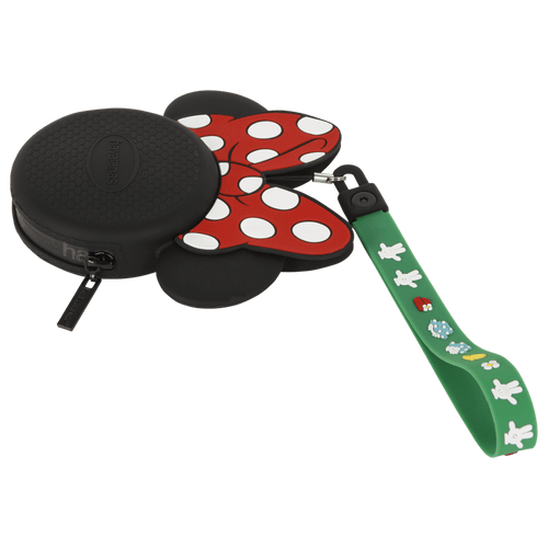 Porta Fone de Ouvido Havaianas Disney Minnie - Preto