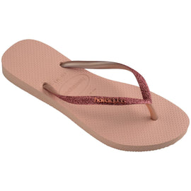 Chinelo Havaianas Slim Glitter II - Rosa