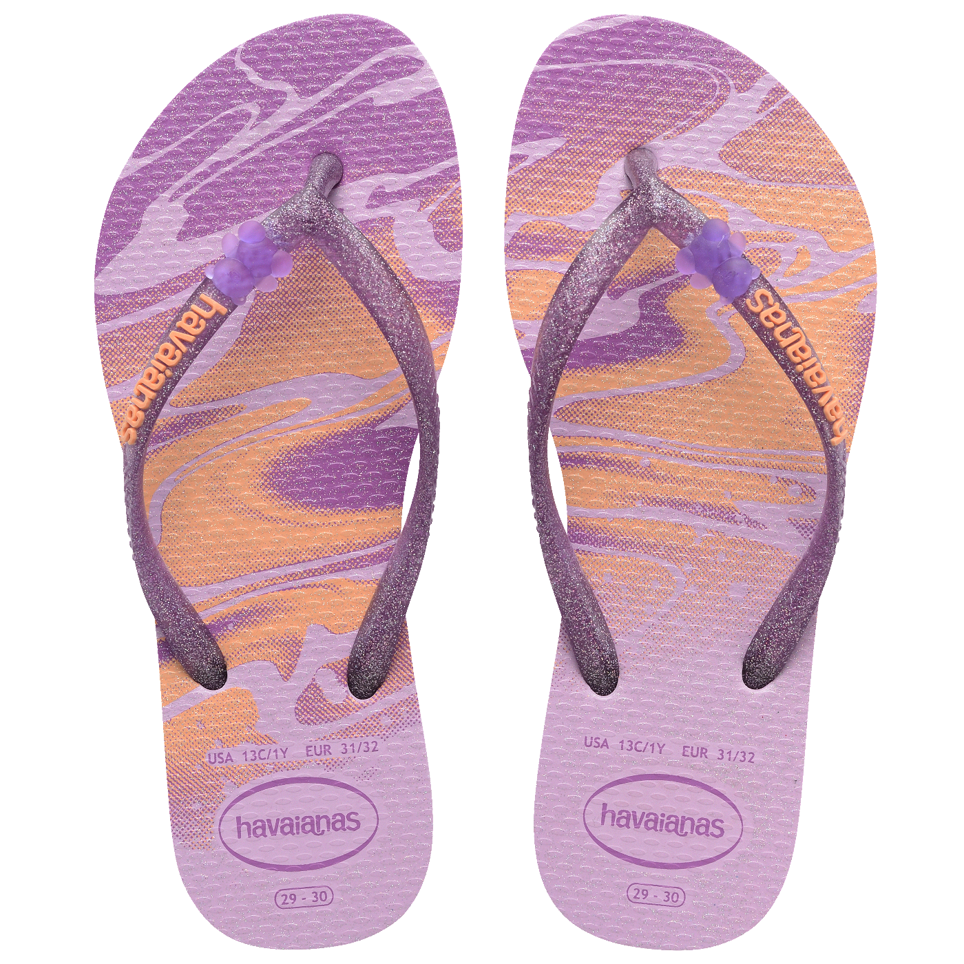 Chinelo Havaianas Infantil Slim Glitter II