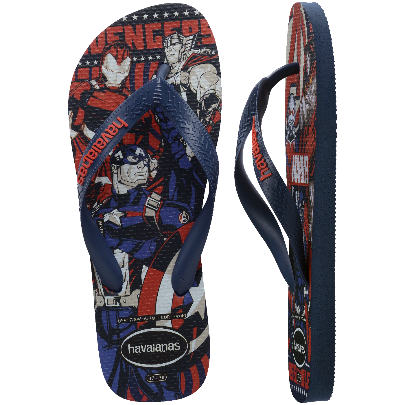 Chinelo Havaianas Top Marvel Classicos Vingadores