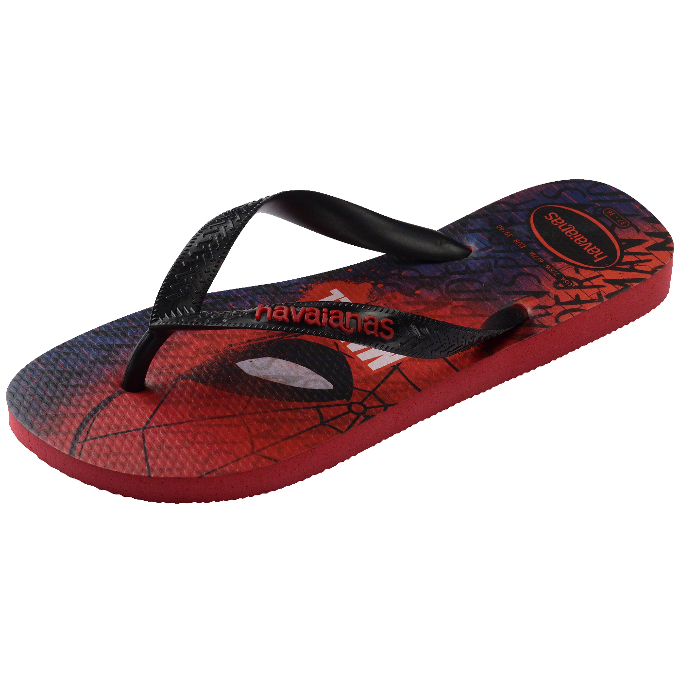 Chinelo Havaianas Top Marvel Classicos Homem-Aranha