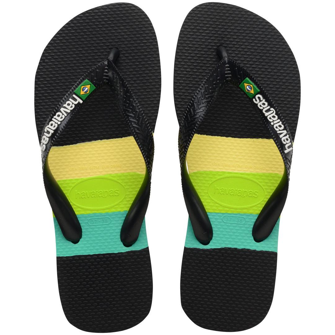 Chinelo Havaianas Brasil Tech - Preto