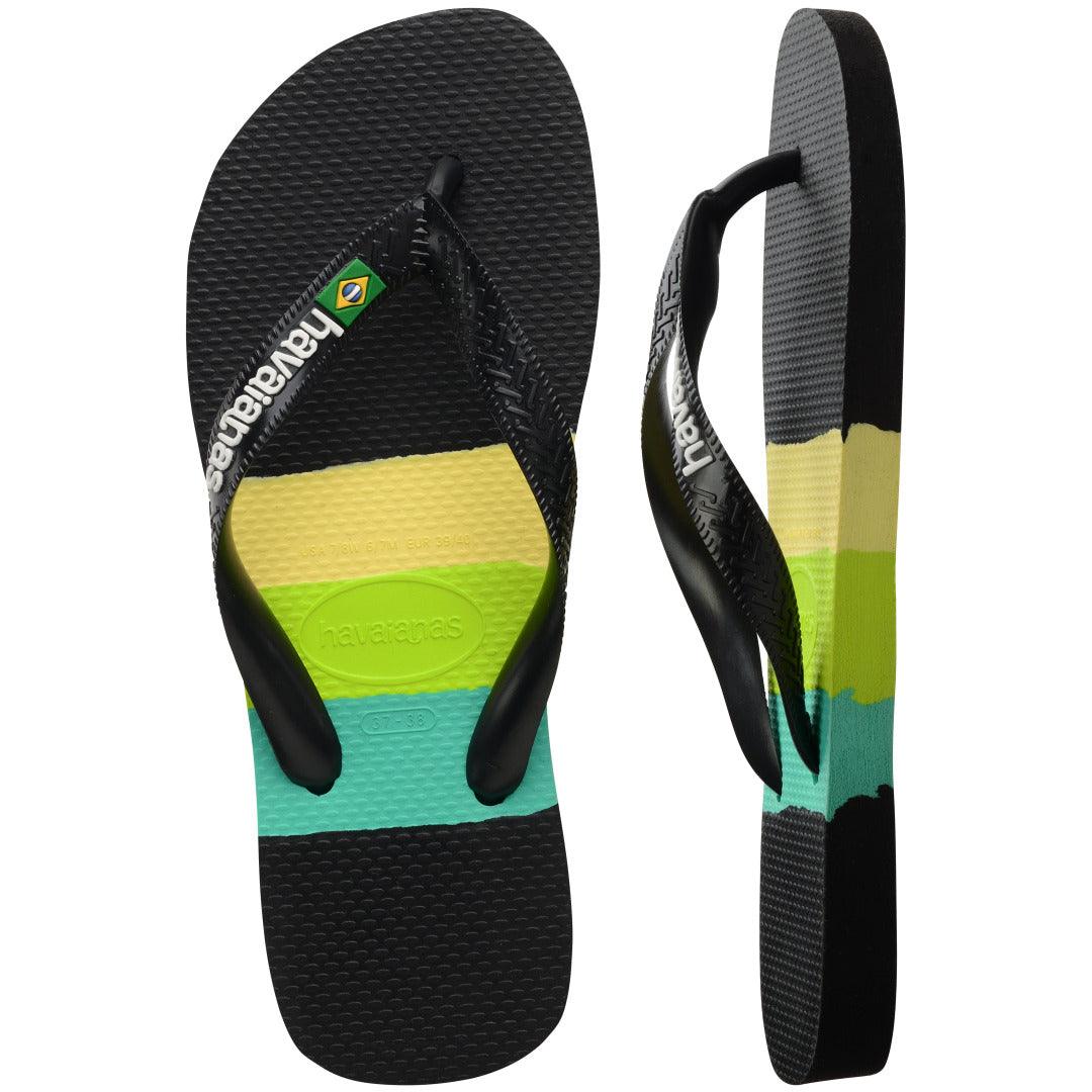 Chinelo Havaianas Brasil Tech - Preto