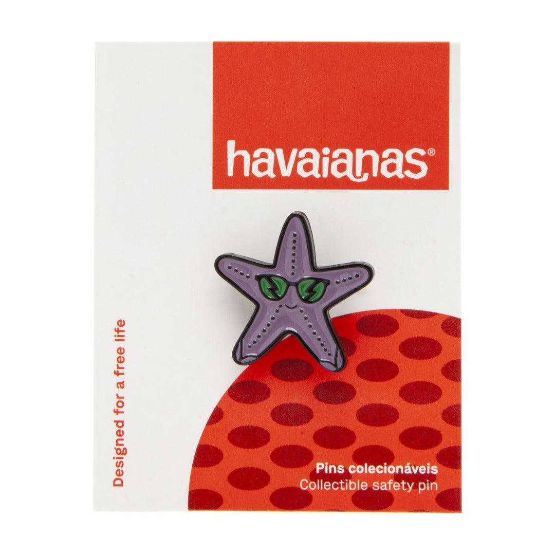 Pin Havaianas Cool Estrela - Roxo