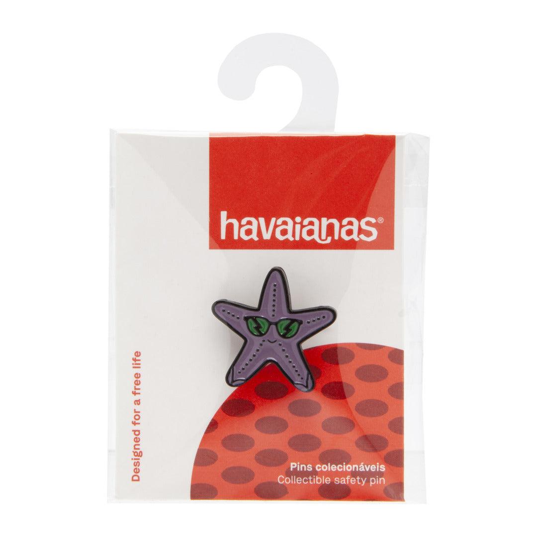 Pin Havaianas Cool Estrela - Roxo