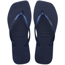 Chinelo Havaianas Slim Square Logo Metallic