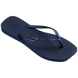 Chinelo Havaianas Slim Square Logo Metallic