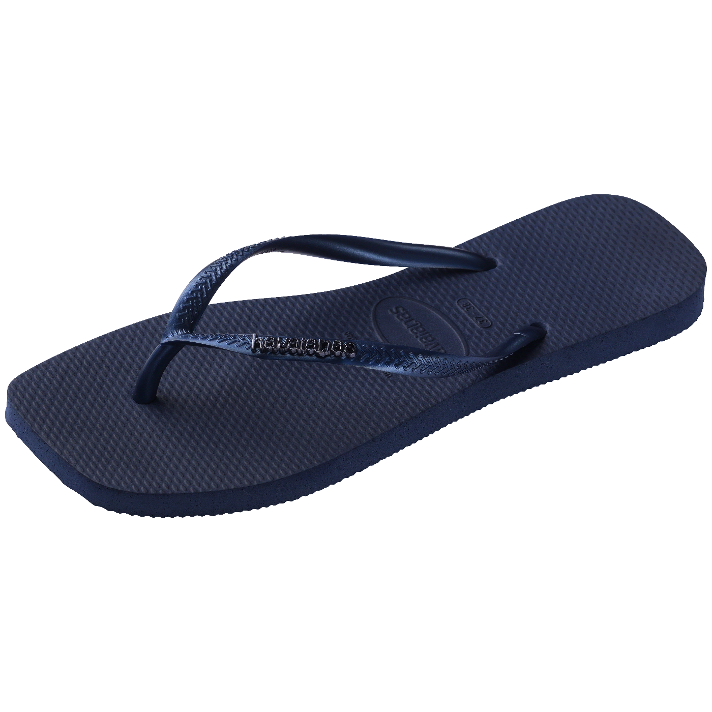 Chinelo Havaianas Slim Square Logo Metallic
