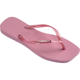 Chinelo Havaianas Slim Square Logo Metallic