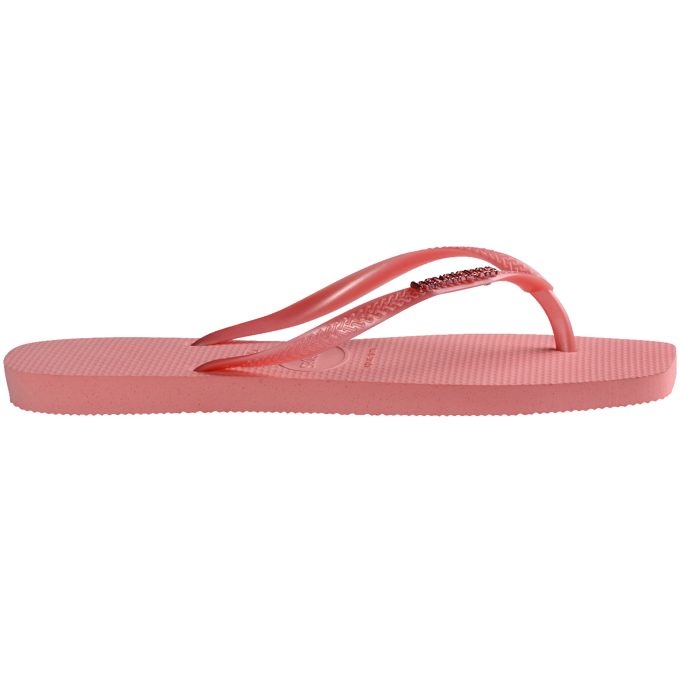 Chinelo Havaianas Slim Square Logo Metallic