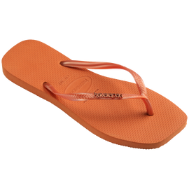 Chinelo Havaianas Slim Square Logo Metallic