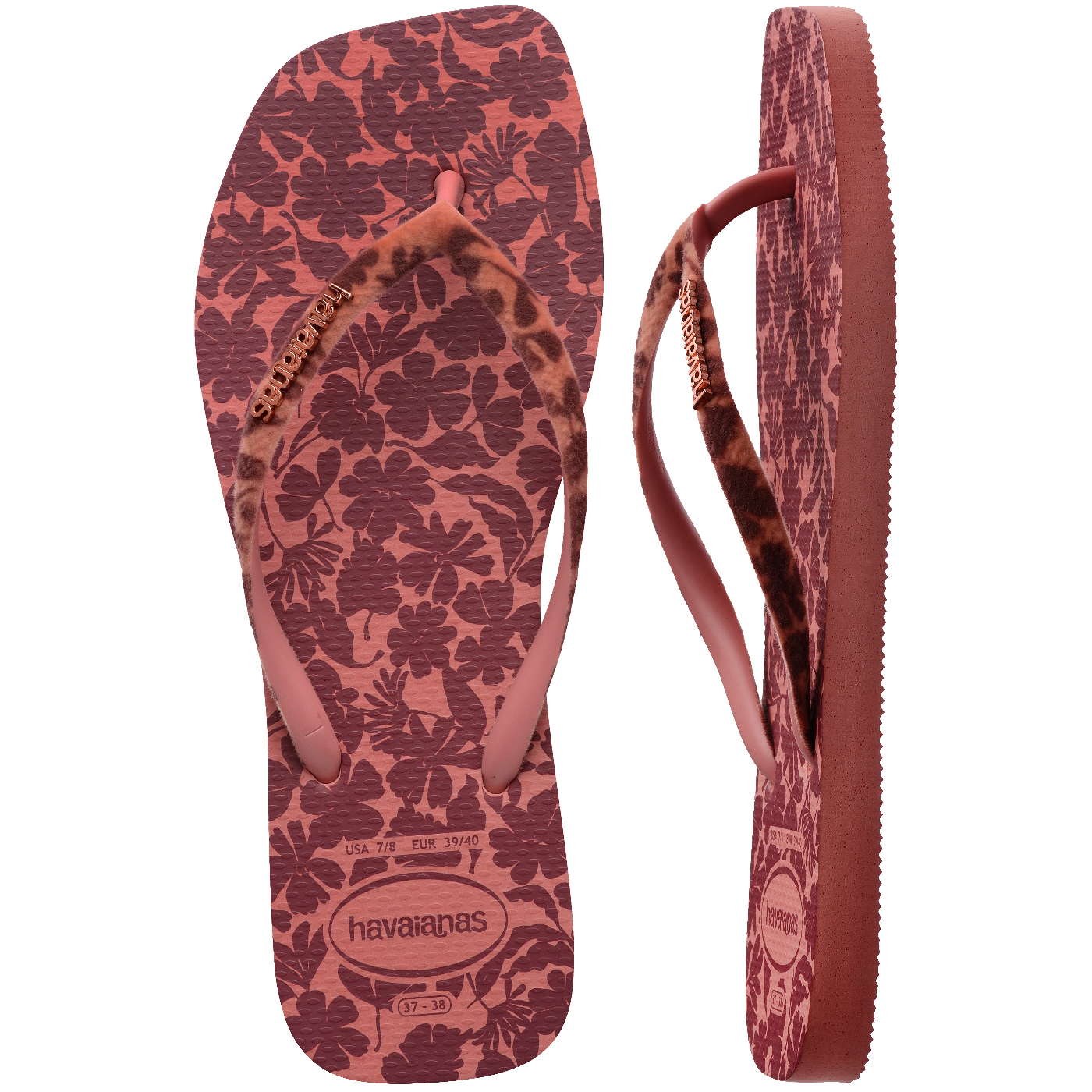 Chinelo Havaianas Slim Square Velvet