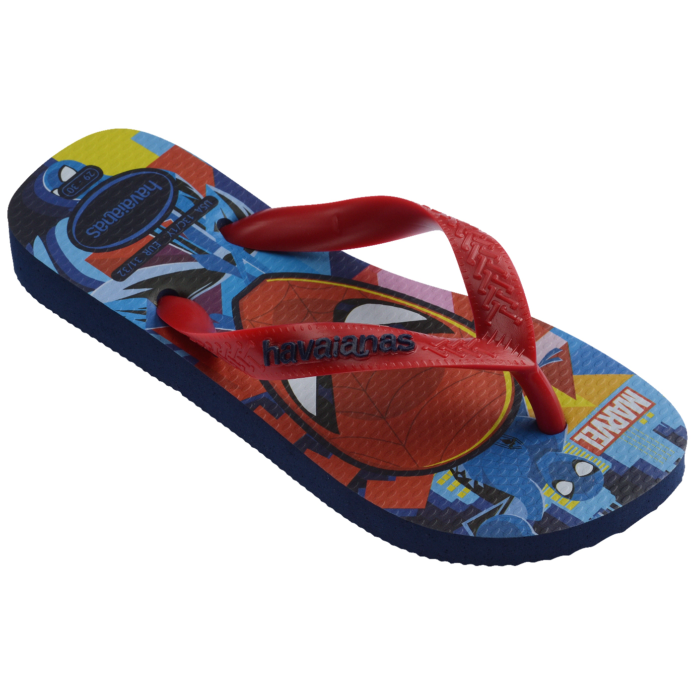 Chinelo Havaianas Infantil Top Marvel II Homem-Aranha