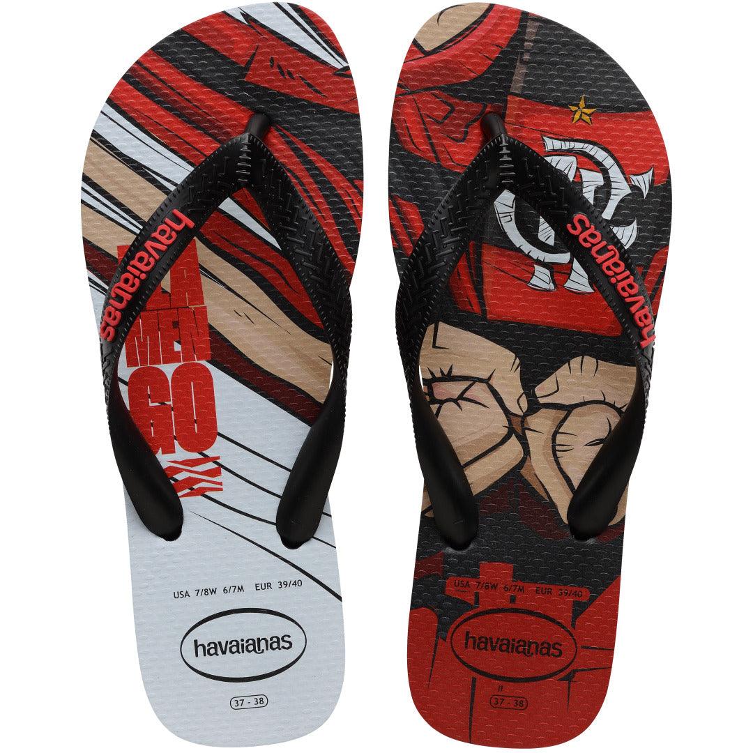 Chinelo Havaianas Top Times Flamengo - Preto