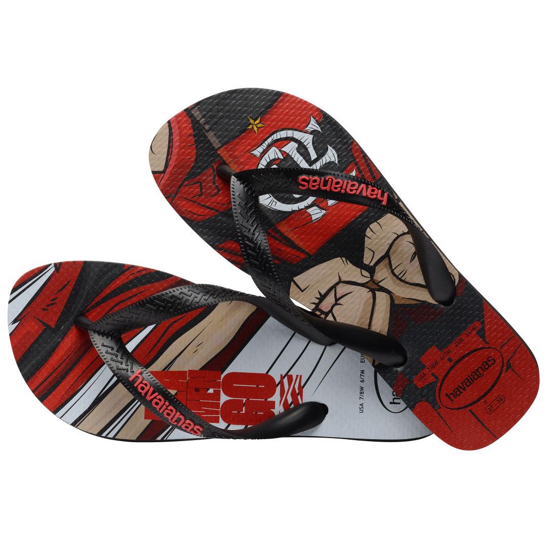 Chinelo Havaianas Top Times Flamengo - Preto