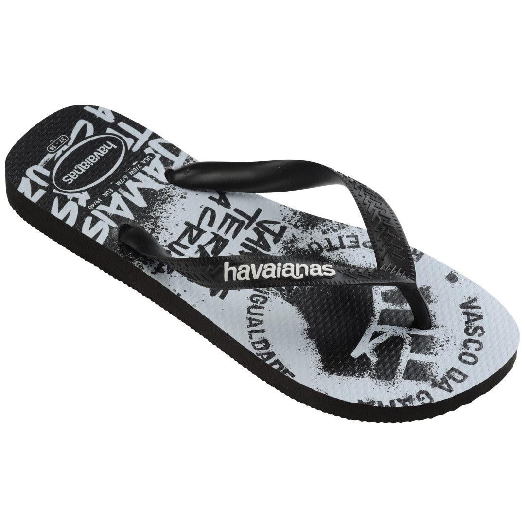 Chinelo Havaianas Top Times Vasco Da Gama - Preto