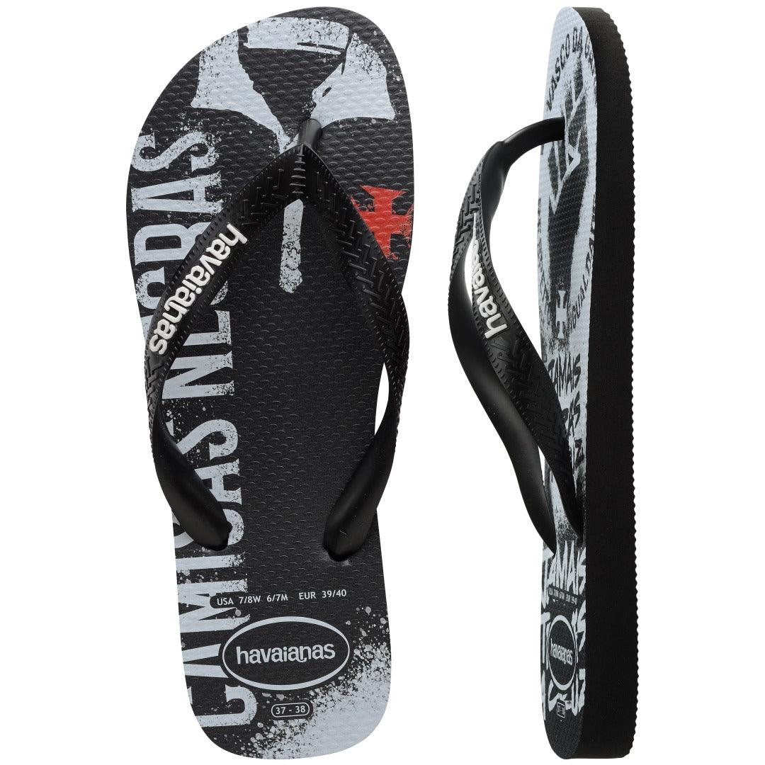 Chinelo Havaianas Top Times Vasco Da Gama - Preto