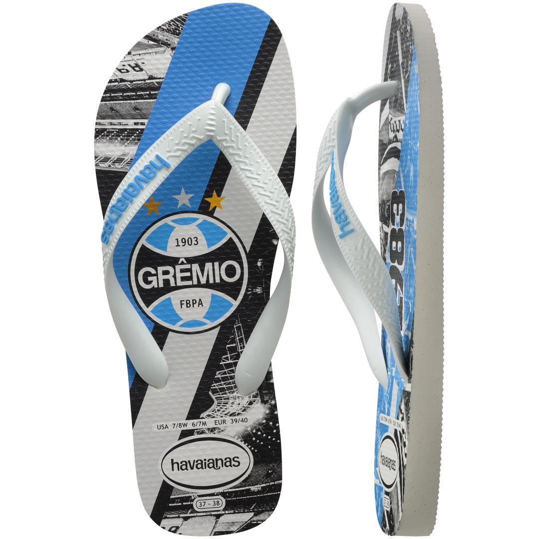 Chinelo Havaianas Top Times Grêmio - Branco