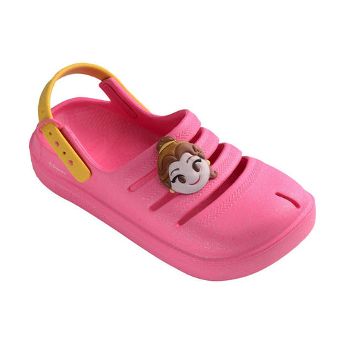 Chinelo Clog Havaianas Infantil Princesa Bela Ciber Pink - Ciber Pink