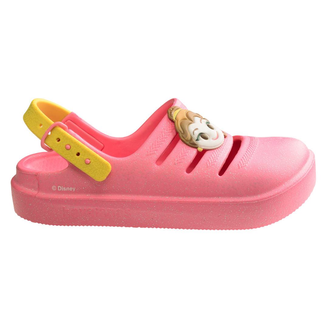 Chinelo Clog Havaianas Infantil Princesa Bela Ciber Pink - Ciber Pink