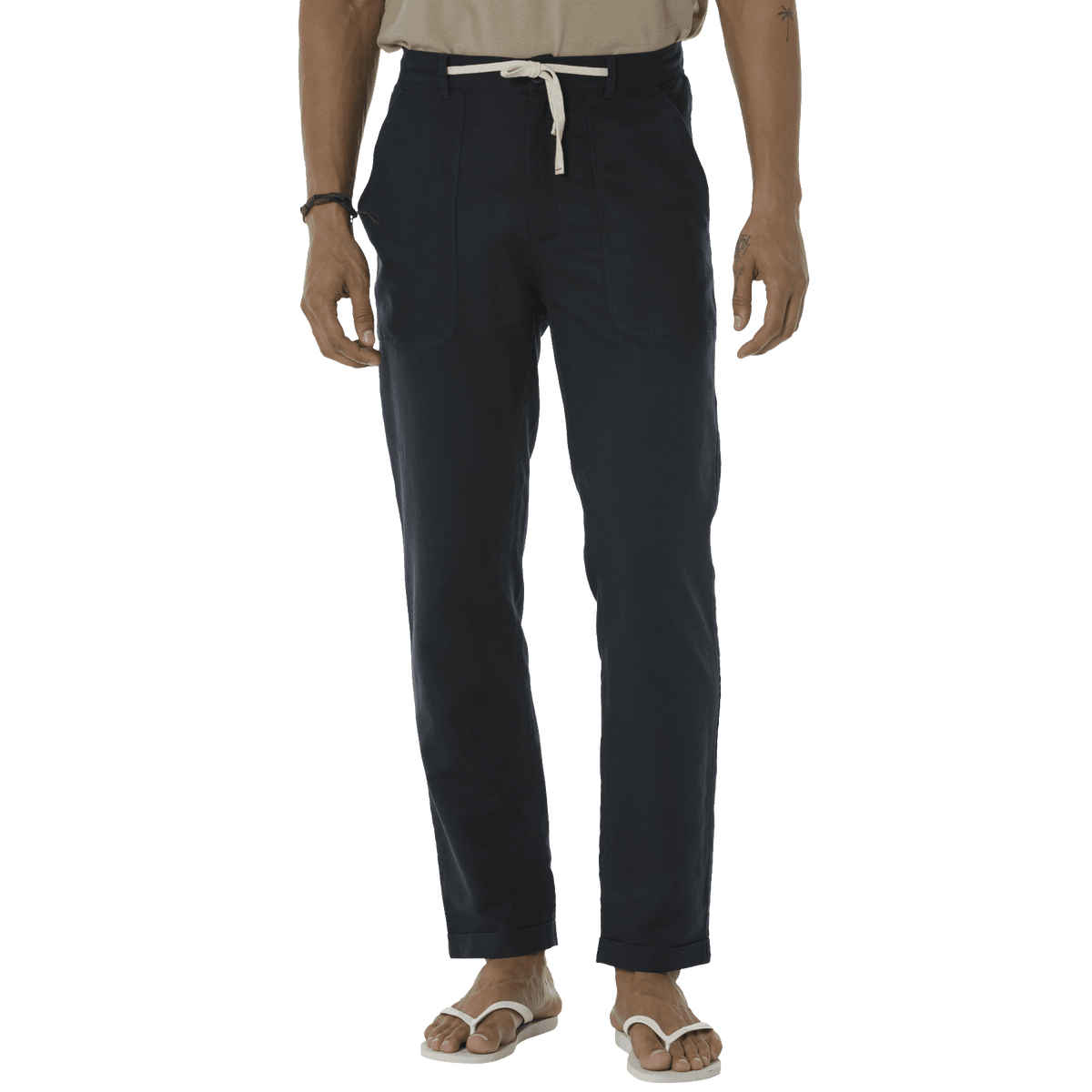Calça Havaianas Linho - Azul Marinho