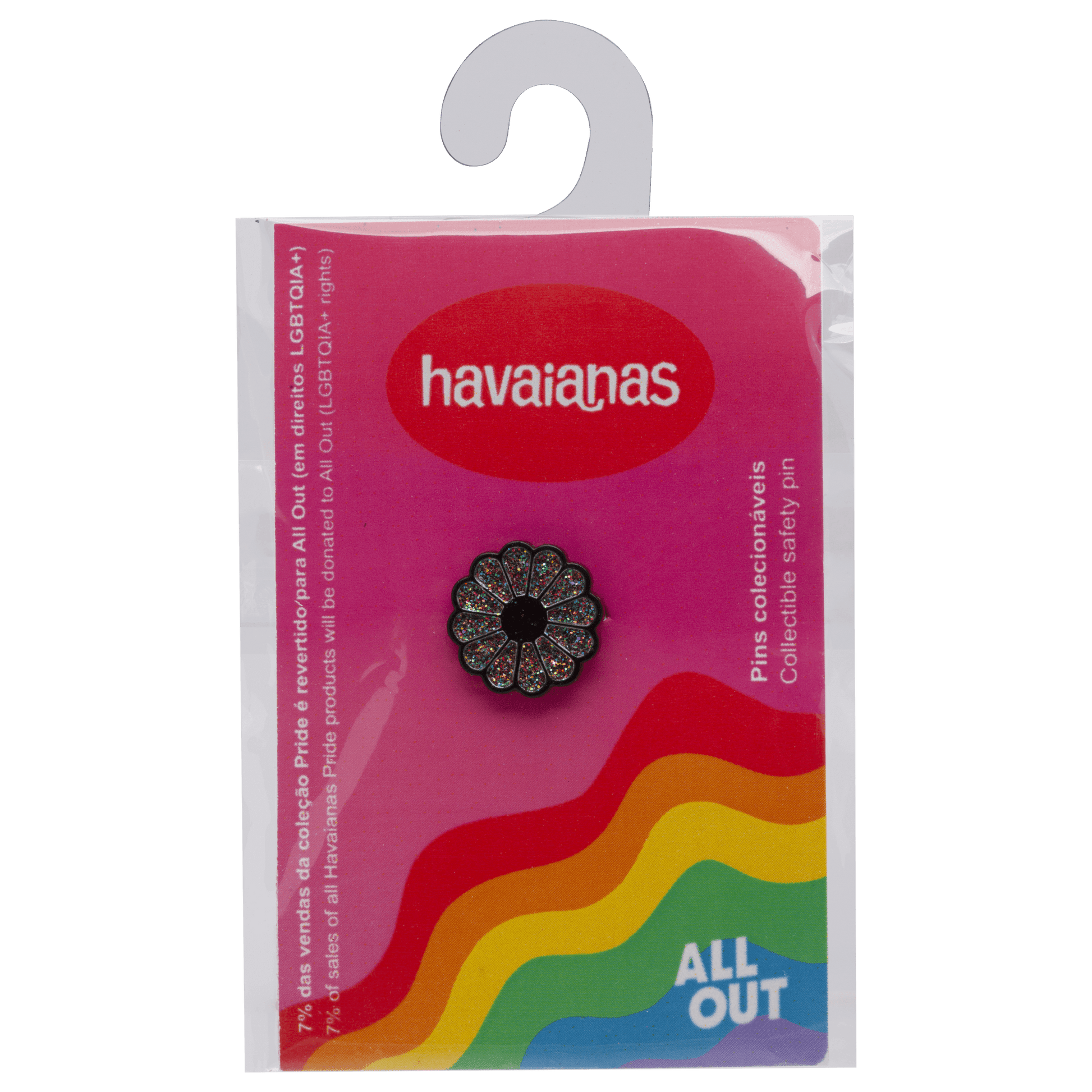 Top Pin Havaianas Pride - Vermelho