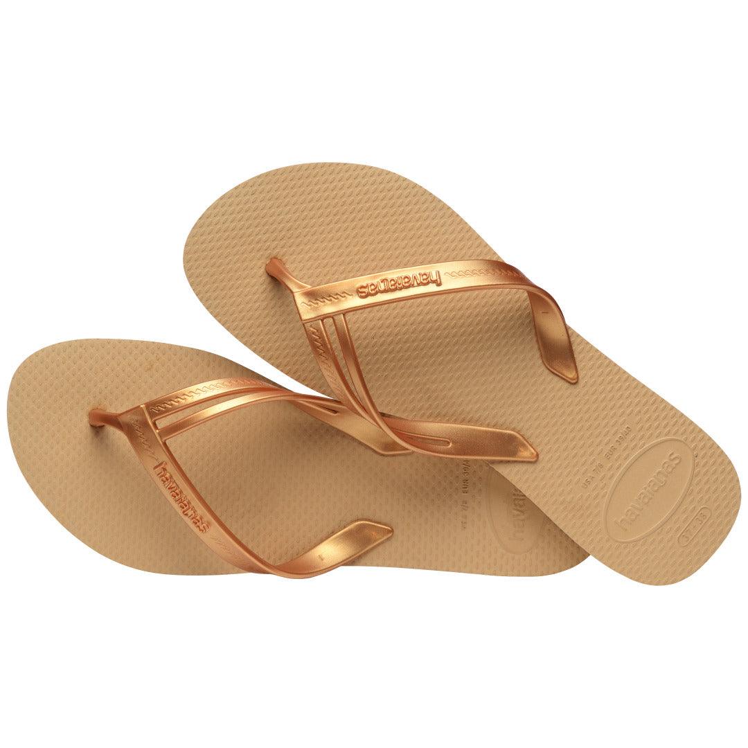 Chinelo Havaianas Elegance - Dourado