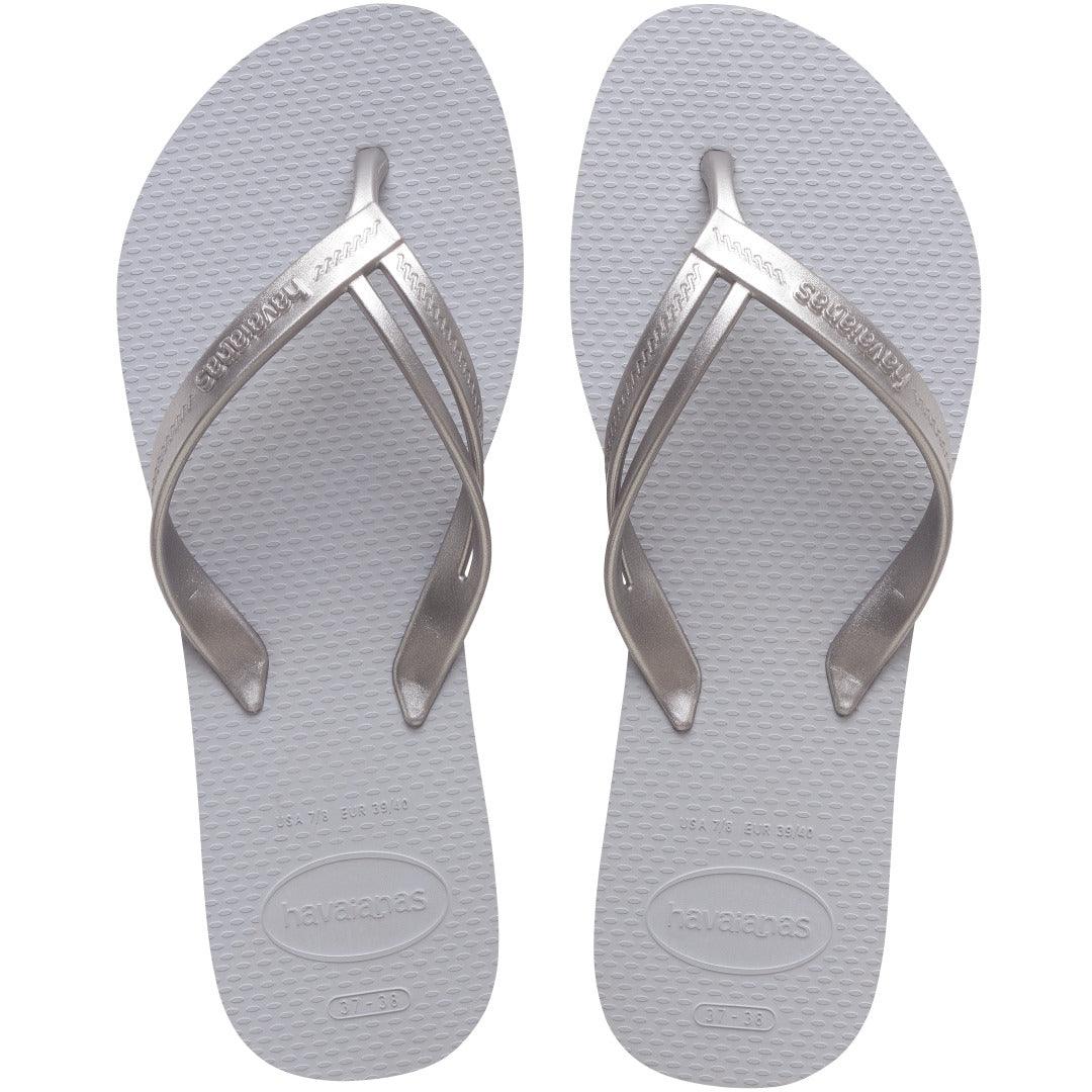 Chinelo Havaianas Elegance - Cinza Gelo