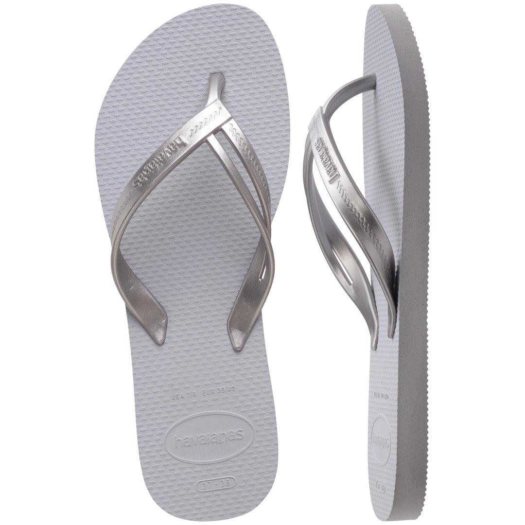 Chinelo Havaianas Elegance - Cinza Gelo