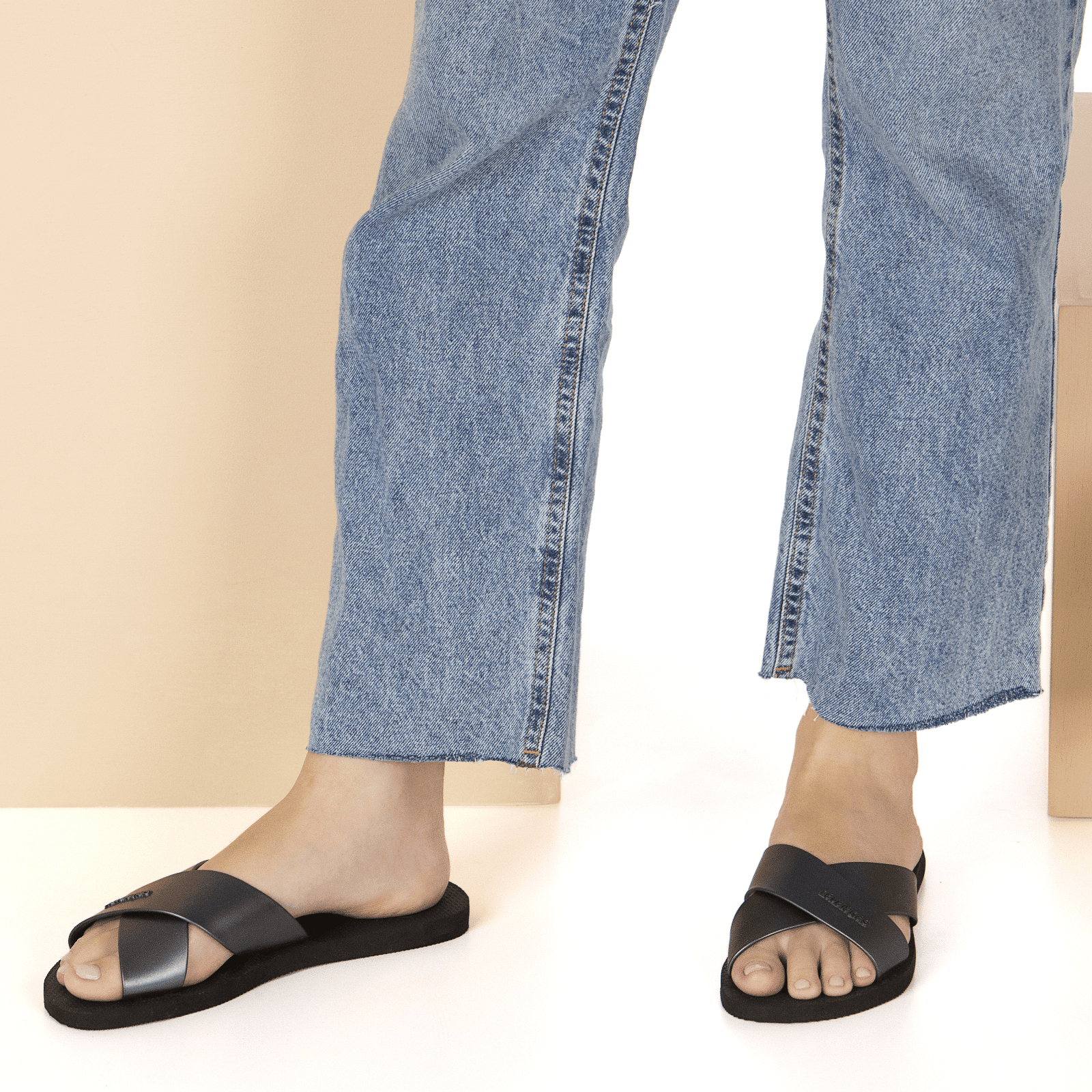 Rasteirinha Havaianas Aqua Metallic - Preto