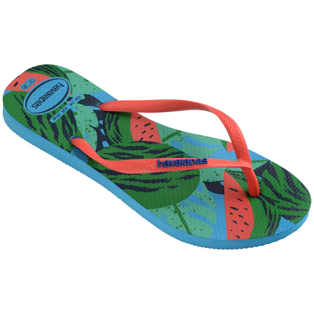 Chinelo Havaianas Slim Summer Fruits - Turquesa