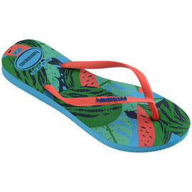 Chinelo Havaianas Slim Summer Fruits - Turquesa