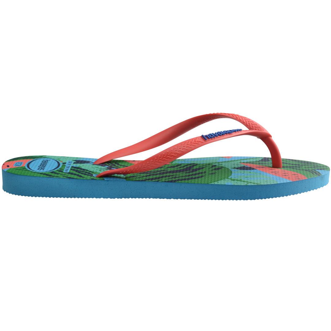 Chinelo Havaianas Slim Summer Fruits - Turquesa