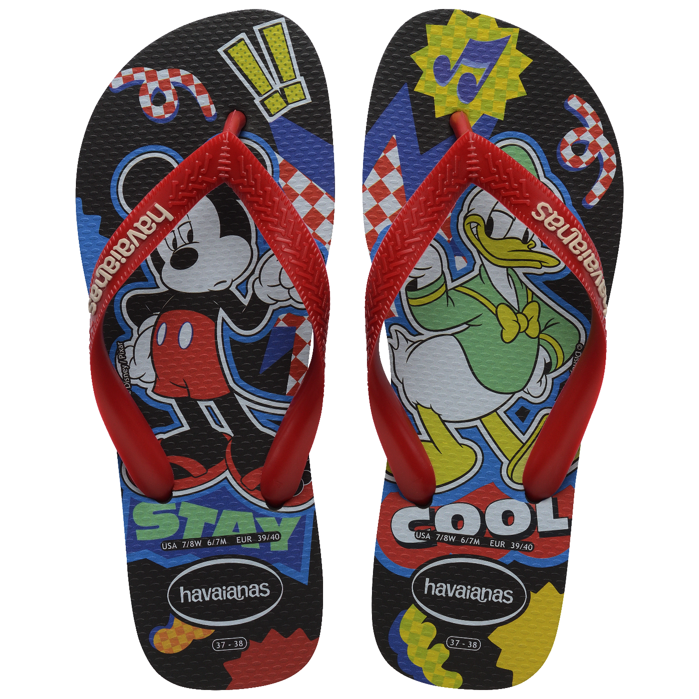 Chinelo Havaianas Top Disney Classicos Mickey & Donald