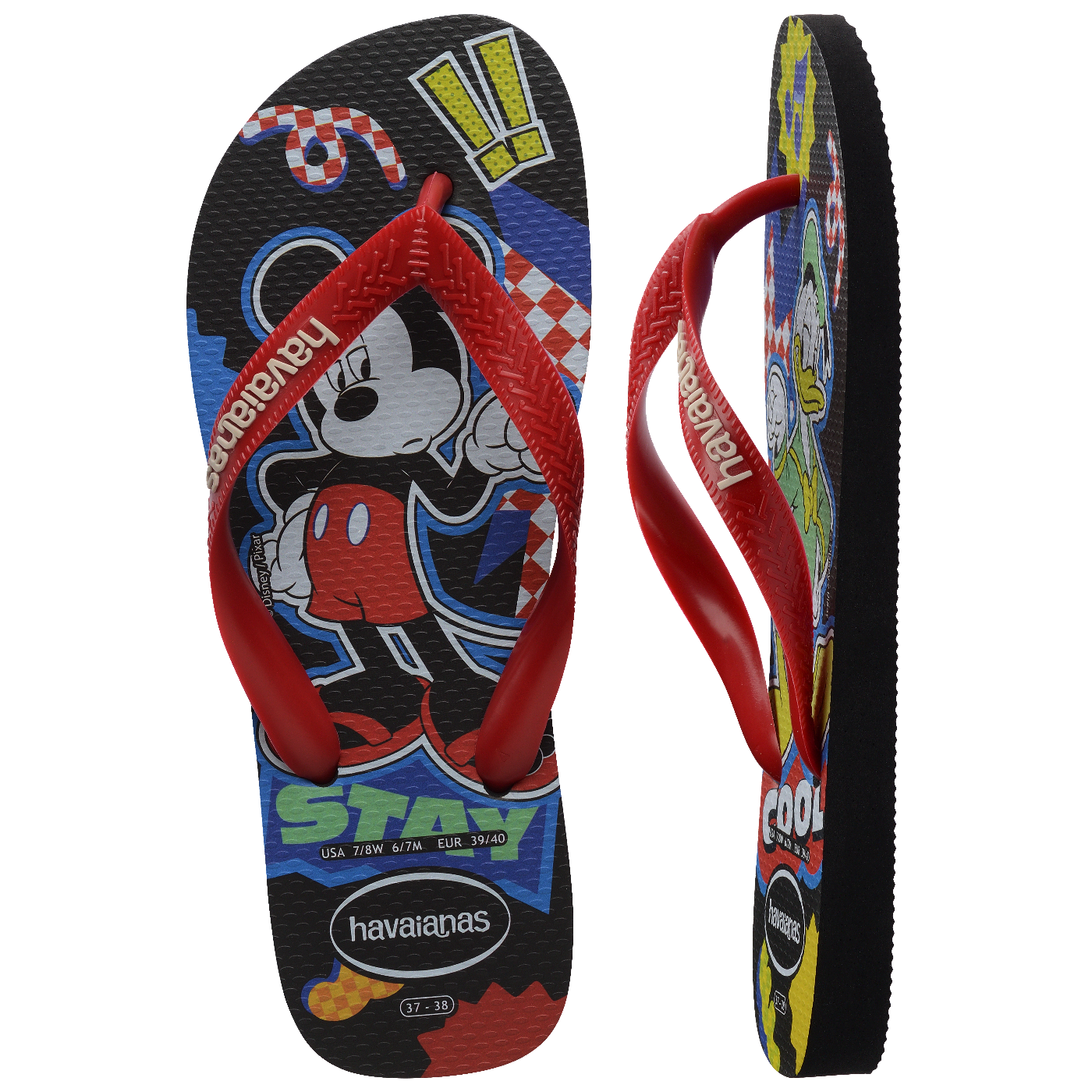 Chinelo Havaianas Top Disney Classicos Mickey & Donald