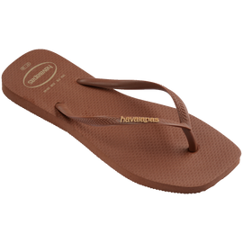 Chinelo Havaianas Slim Square Logo Pop Up