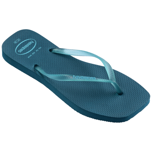Chinelo Havaianas Slim Square Logo Pop Up
