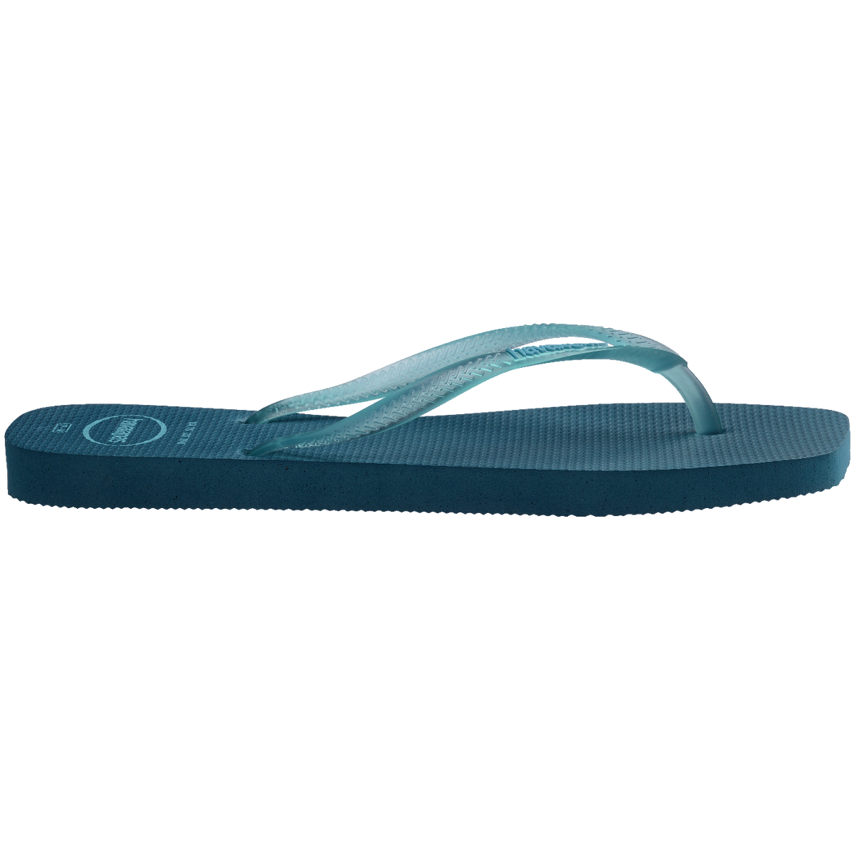 Chinelo Havaianas Slim Square Logo Pop Up