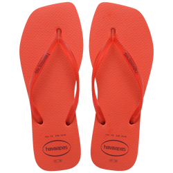 Chinelo Havaianas Slim Square Logo Pop Up