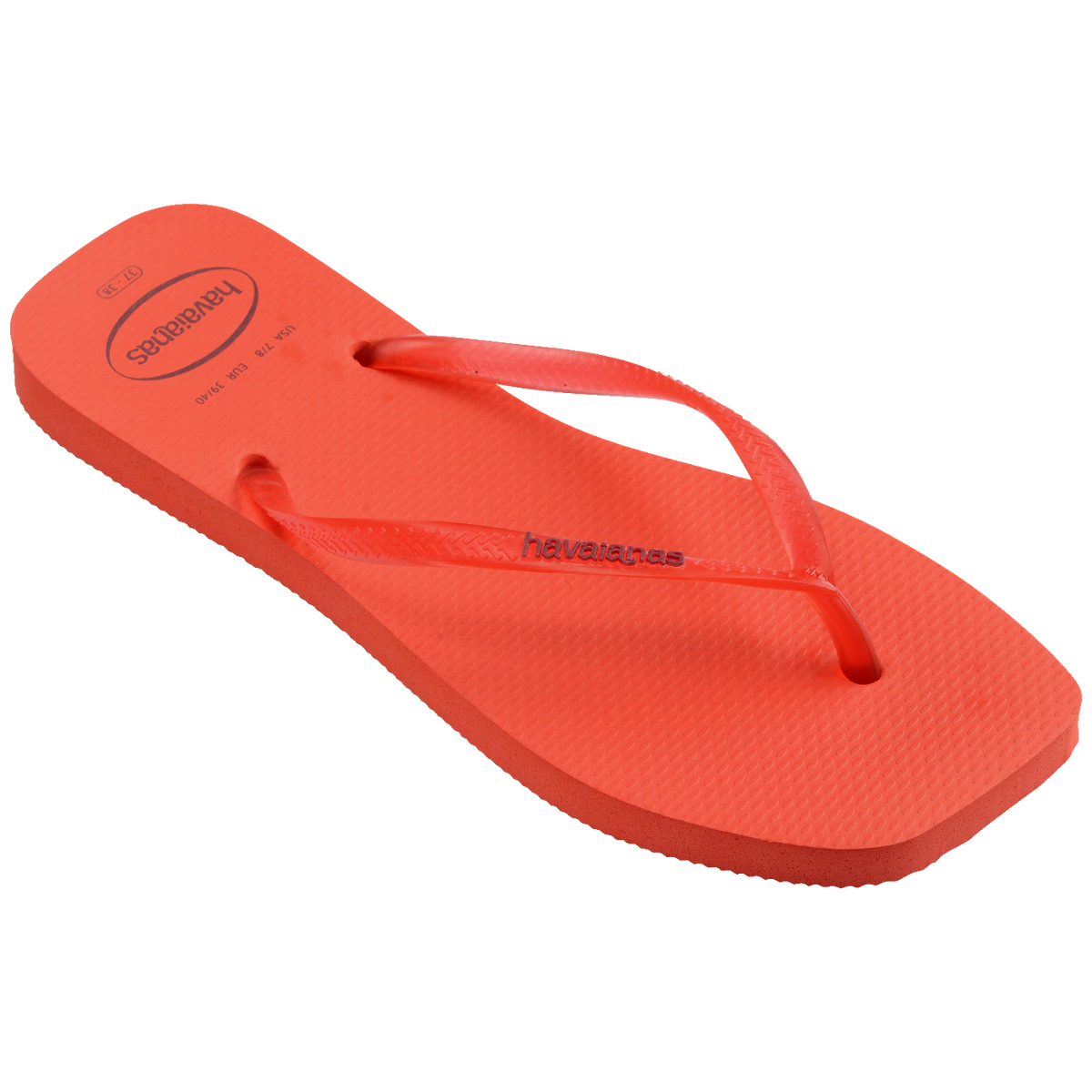 Chinelo Havaianas Slim Square Logo Pop Up