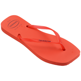 Chinelo Havaianas Slim Square Logo Pop Up