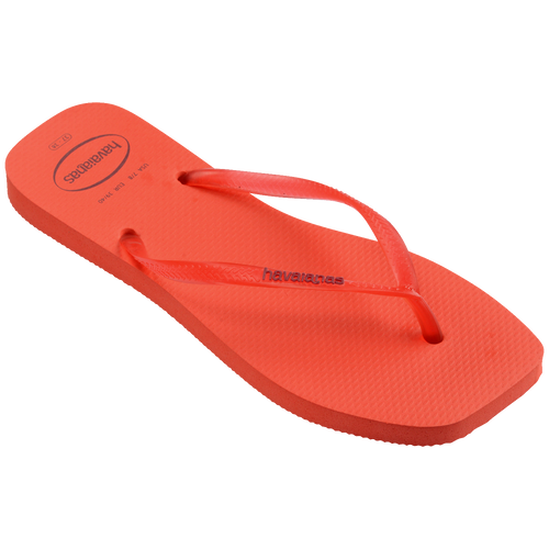 Chinelo Havaianas Slim Square Logo Pop Up