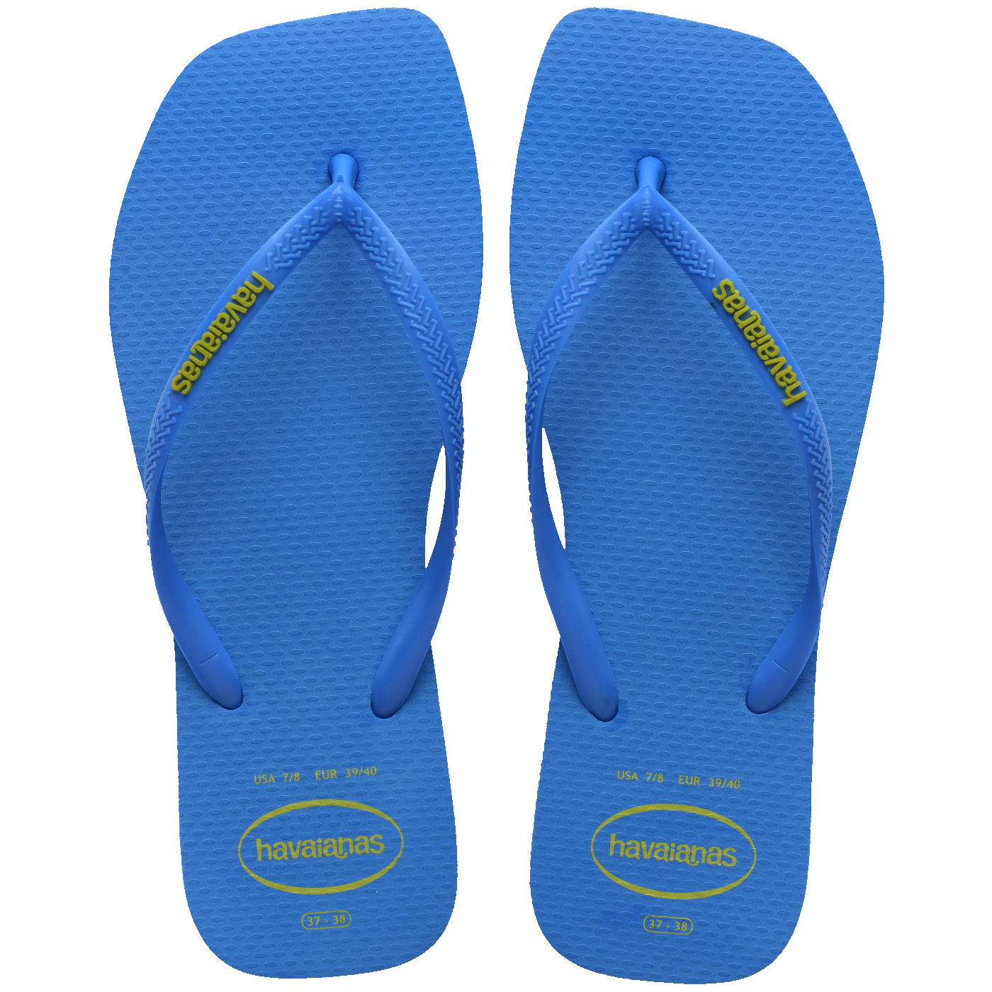 Chinelo Havaianas Slim Square Logo Pop Up