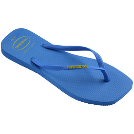 Chinelo Havaianas Slim Square Logo Pop Up