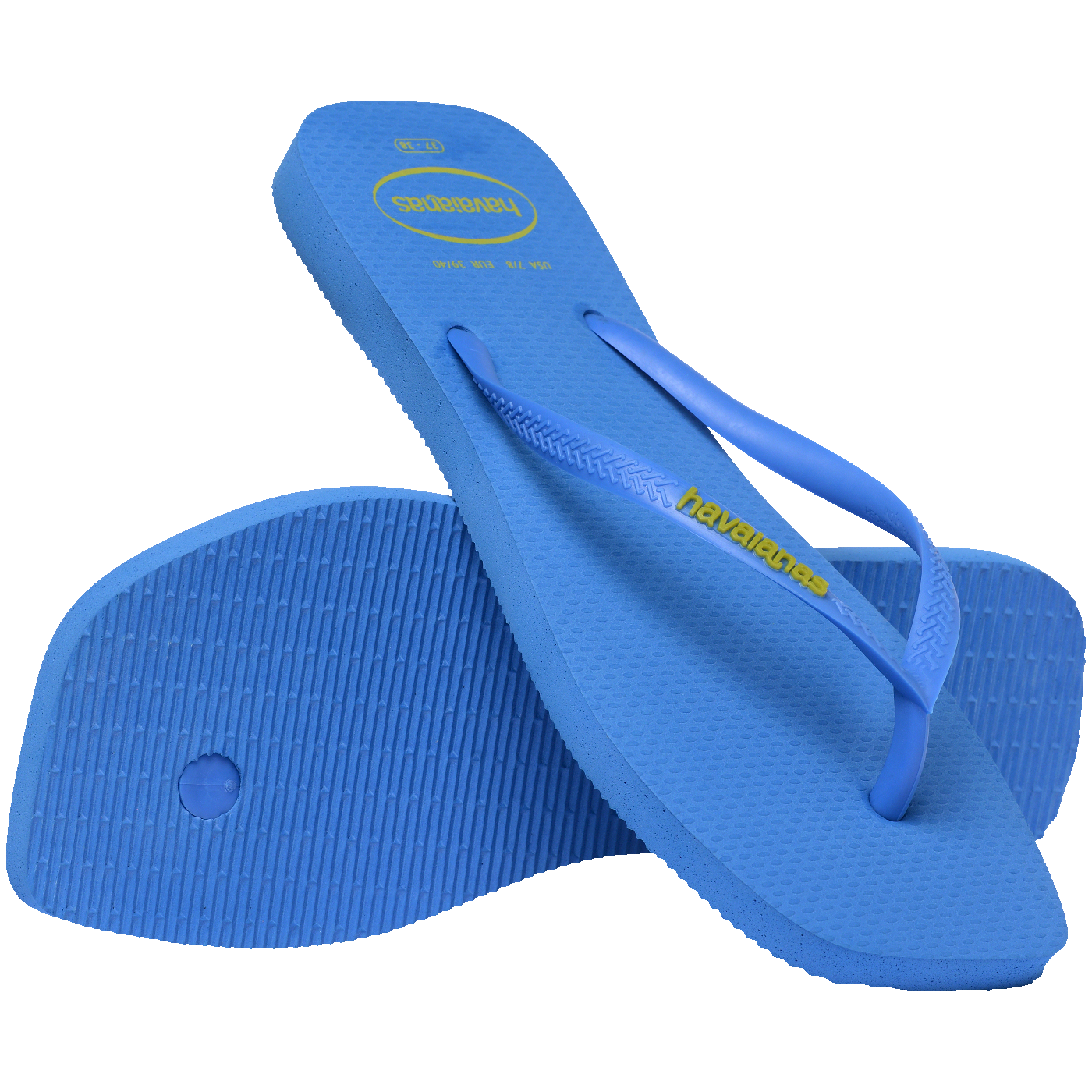 Chinelo Havaianas Slim Square Logo Pop Up
