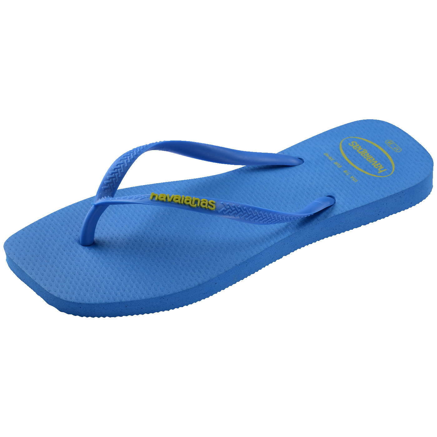 Chinelo Havaianas Slim Square Logo Pop Up