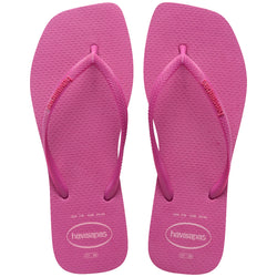 Chinelo Havaianas Slim Square Logo Pop Up