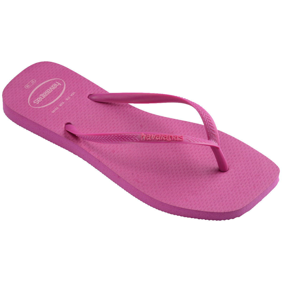 Chinelo Havaianas Slim Square Logo Pop Up