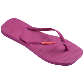 Chinelo Havaianas Slim Square Logo Pop Up
